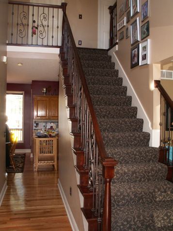 House Foyer transformed from dull to fabulous