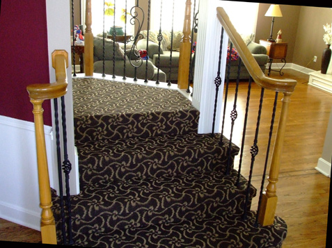 Double Turnouts introduce Staircase with Iron Balusters
