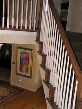 plain wood spindles need to be replaced