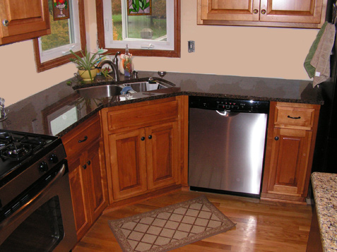 Diagonal Custom Base Cabinet