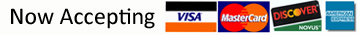 accepts MC Visa Discover American Express for Iron Spindles
