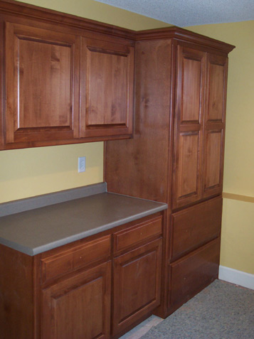 Large storage Pantry with oversized Game & Craft Drawers - Our Full-Extension Ball-Bearing Glides can handle the weight