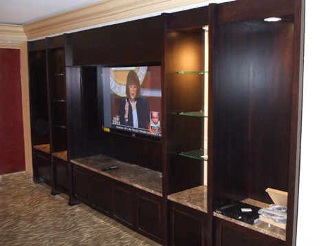 Entertainment Center Cabinets - Living Room