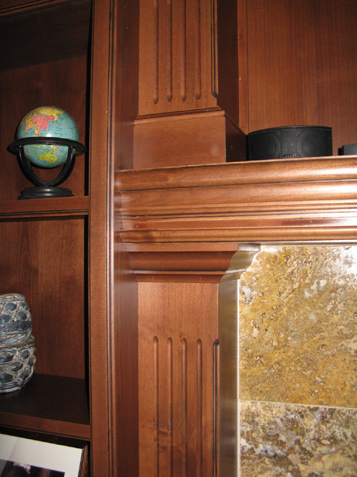 Mantle Detail and Cabinets available for Lenexa Kansas