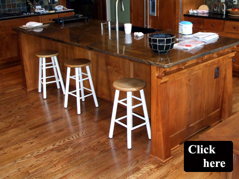 Mission Style Kitchen Island Cabinets