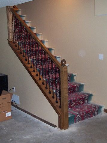 Basement staircase