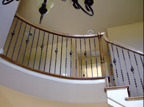 Balcony with Iron Spindles