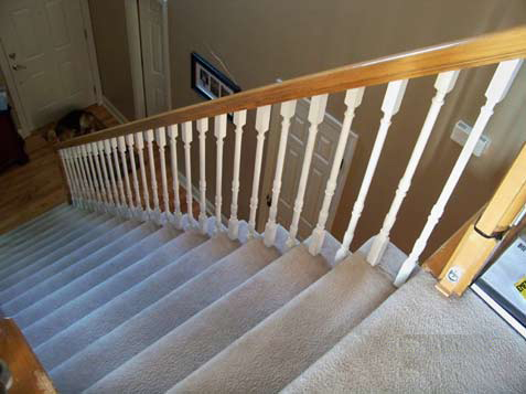 Steps before Iron Spindles to be replaced