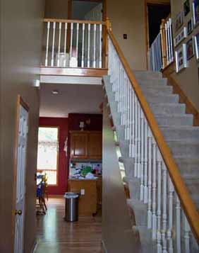 Dated Wood Spindles on Stairs to be replaced