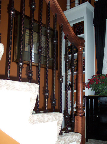 Wood Spindles replaced with Metal ones