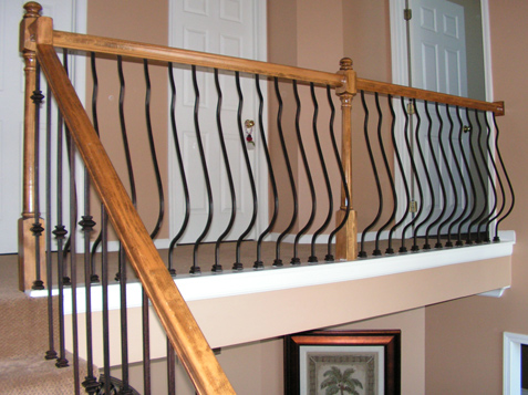 Curved Iron Spindles