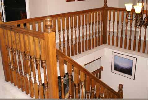 Old out dated staircase that needs to be replaced