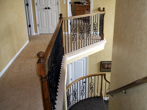 Staircase is transformed and updates the home