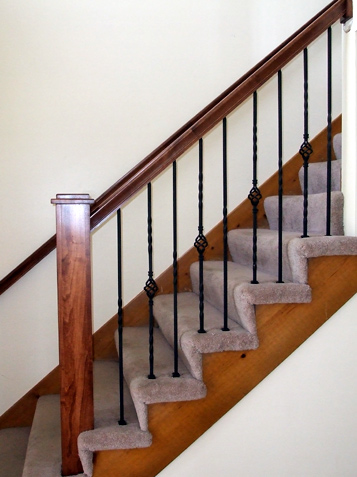 After with Post Transformation, Iron Spindles and new Railing