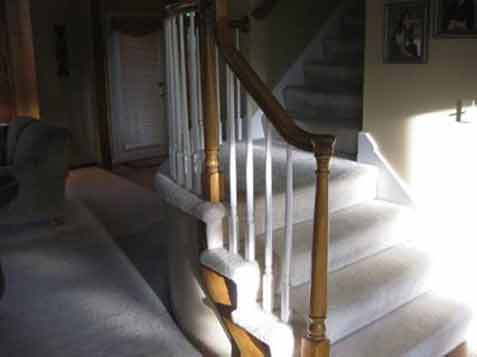 Wood Spindles to be replaced with Iron Balusters