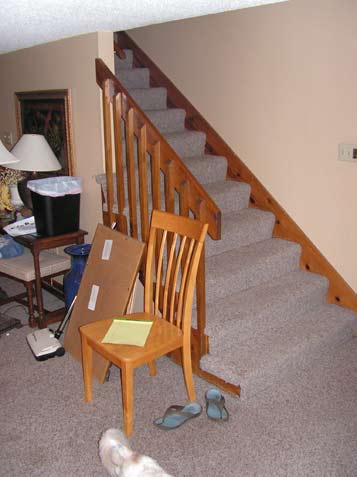 old spindles and dated look