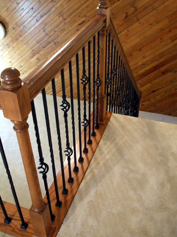 Custom pre-stained and lacquer wood parts cut down the mess with remodeling