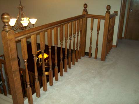 older style handrail