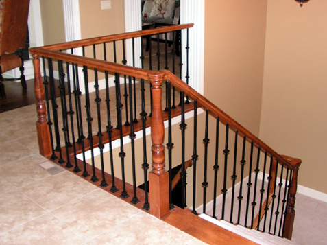 New Iron Spindles freshen up a staircase
