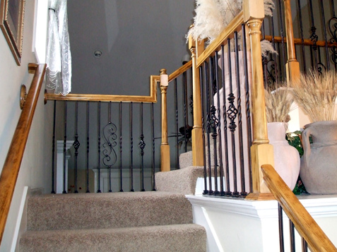 Now an elegant staircase