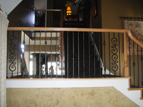 Now an elegant staircase