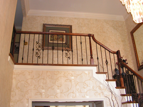 Now an elegant staircase