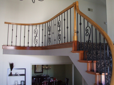 Now an elegant staircase