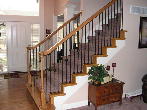 Now an elegant staircase
