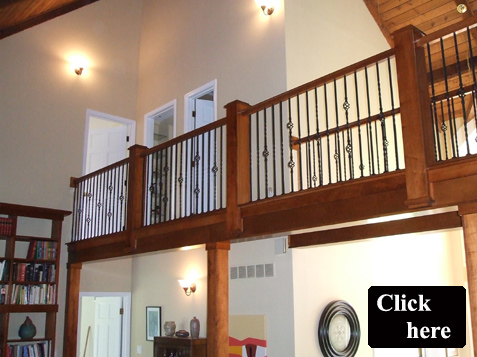 Staircase Iron Spindle Transformation Kansas City