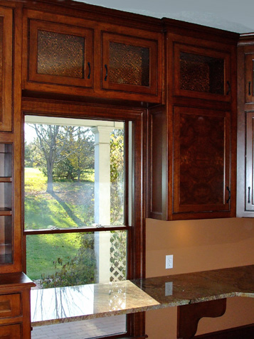 Custom Office Cabinets with Inset Doors