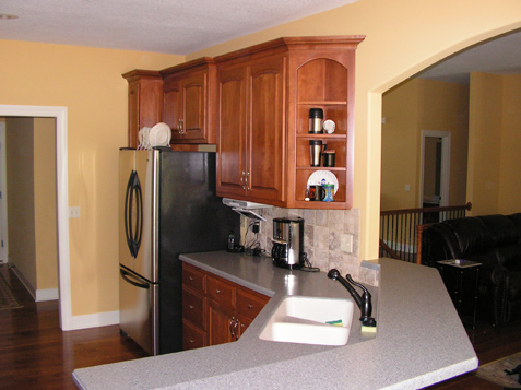 Solid Surface Countertops - Birch Custom Kitchen Cabinetry