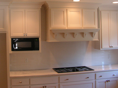 stove hood mantle