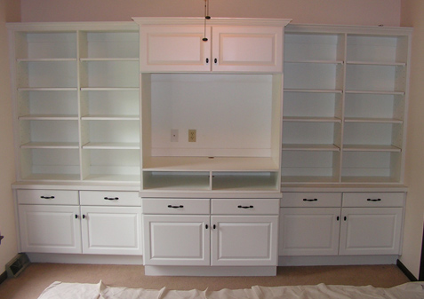 Thermofoil Entertainment Cabinets - Overland Park, KS