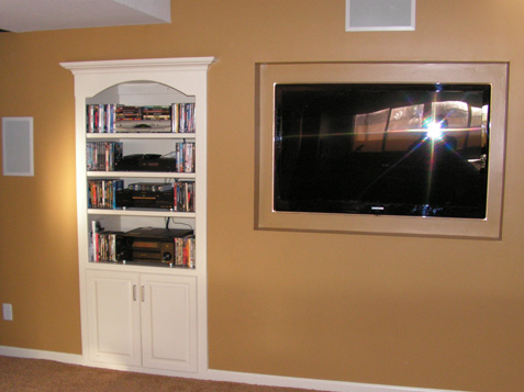 Built-In Cabinet for Home Theatre