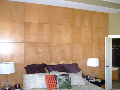 Contemporary Paneling on MBR Wall