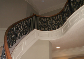 Trim Carpentry Curved Stairs 2