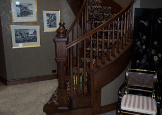 Trim Carpentry Curved Stairs 3