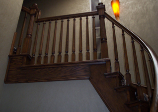 Trim Carpentry Curved Stairs 7